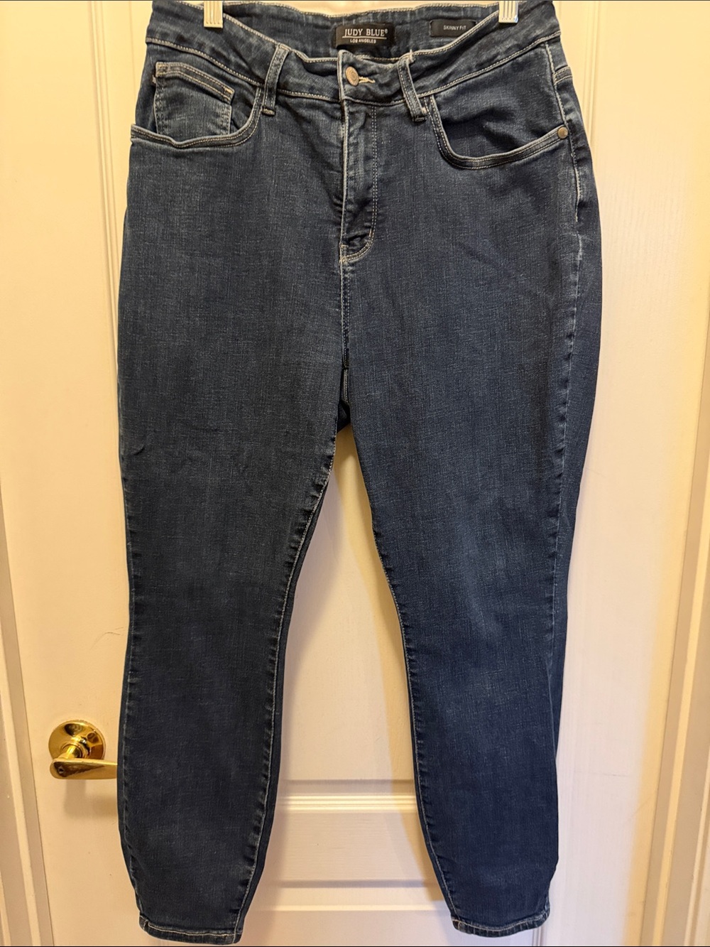Judy Blue size 14 W Skinny Fit Dark Blue High-Rise Skinny Jeans